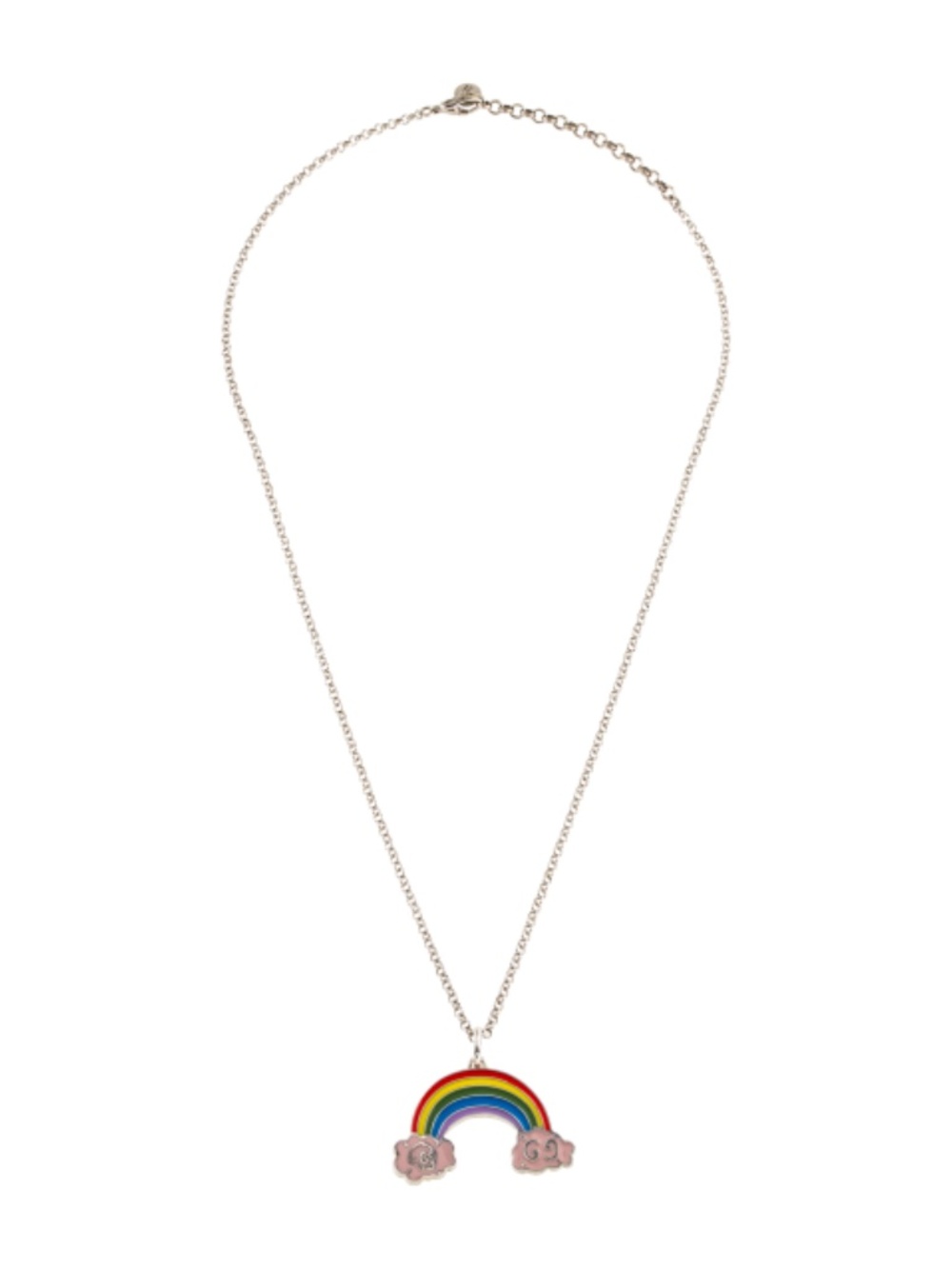 Gucci Rainbow Pendant Chain Silver 925 - Picture 3 of 7